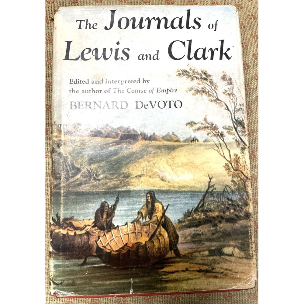 Vintagee Book The Journals of Lewis and Clark Bernard DeVoto 1953 Hardcover